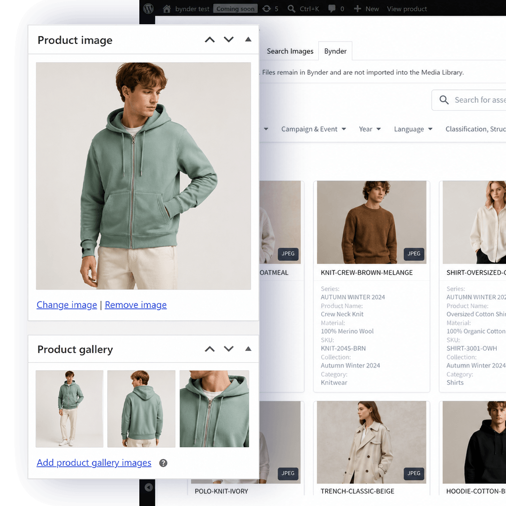 Bynder Bridge Woocommerce Workflows