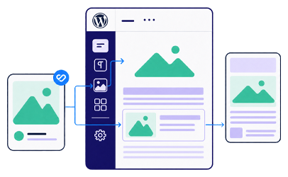Bynder Bridge WordPress flow sm